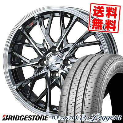 165/55R15 75V ブリヂストン REGNO GR-Leggera LEONIS MV サマータイヤホイール4本セット 【取付対象】