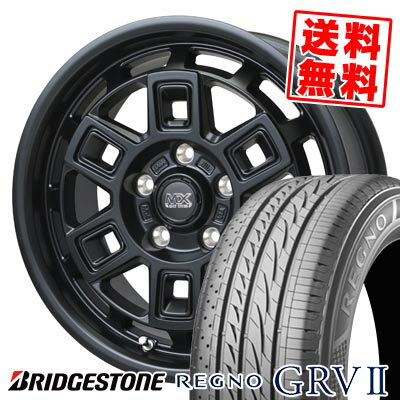 205/55R16 91V ブリヂストン REGNO GRV2 MAD CROSS AEVER サマータイヤホイール4本セット 【取付対象】