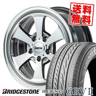 195/60R16 89H ブリヂストン REGNO GRV2 Garcia Dallas6 サマータイヤホイール4本セット 【取付対象】