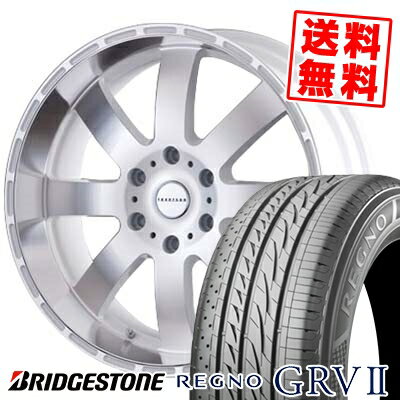 225/50R18 BRIDGESTONE ブリヂストン REGNO GRV2 レグノ GRV-2 Reverson DR8 レベルソン DR8 サマータイヤホイール4本セット for 200系ハイエース【取付対象】