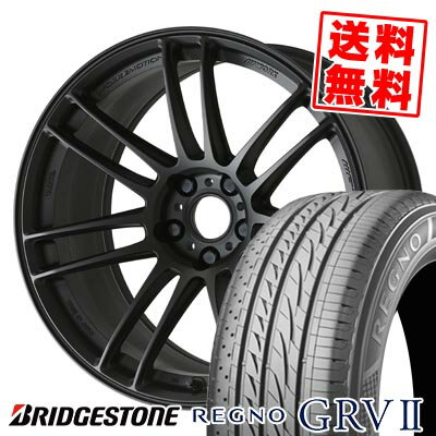 235/60R18 103V ブリヂストン REGNO GRV2 WORK EMOTION ZR7 サマータイヤホイール4本セット 【取付対象】