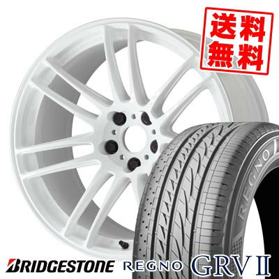 235/50R18 101V XL ブリヂストン REGNO GRV2 WORK EMOTION ZR7 サマータイヤホイール4本セット 【取付対象】