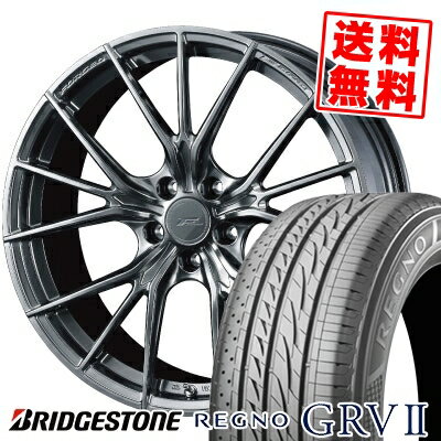 245/40R20 95W BRIDGESTONE ブリヂストン REGNO GRV2 レグノ GRV-2 WEDS F ZERO FZ-1 ウェッズ エフゼロ FZ-1 サマータイヤホイール4本セット
