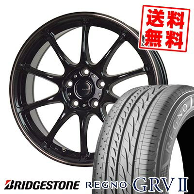 205/65R15 94H BRIDGESTONE ブリヂストン REGNO GRV2 G-SPEED P-07 Gスピード P-07 サマータイヤホイール4本セット 【取付対象】