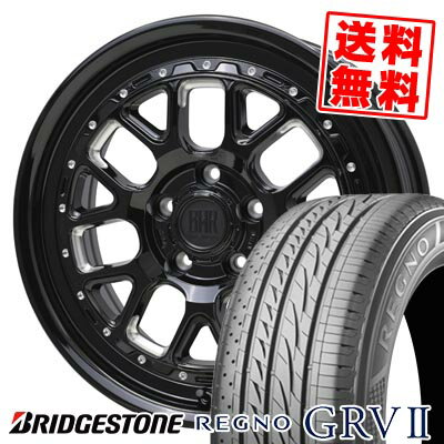 205/60R16 92H ブリヂストン REGNO GRV2 BARKLEY HARDROCK HURON サマータイヤホイール4本セット 【取付対象】