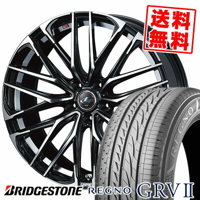 245/40R20 95W BRIDGESTONE ブリヂストン REGNO GRV2 レグノ GRV-2 WEDS LEONIS SK ウェッズ レオニスSK サマータイヤホイール4本セット