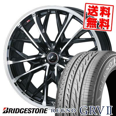 245/45R19 98W ブリヂストン REGNO GRV2 LEONIS MV サマータイヤホイール4本セット 【取付対象】