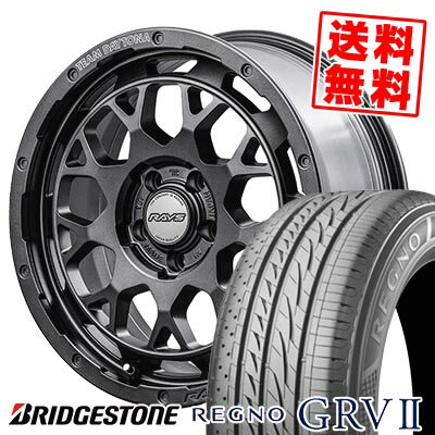 235/50R18 101V XL ブリヂストン REGNO GRV2 TEAM DAYTONA M9+ SPEC M サマータイヤホイール4本セット 【取付対象】