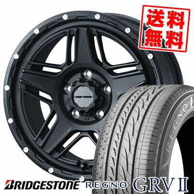 215/60R17 96H BRIDGESTONE ブリヂストン REGNO GRV2 レグノ GRV-2 MUDVANCE 07 マッドヴァンス07 サマータイヤホイール4本セット