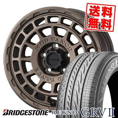 215/45R17 91W XL ブリヂストン REGNO GRV2 MUDVANCE X Type F サマータイヤホイール4本セット 【取付対象】