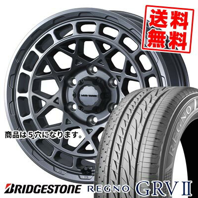 205/55R16 91V ブリヂストン REGNO GRV2 MUDVANCE X Type M サマータイヤホイール4本セット 【取付対象】