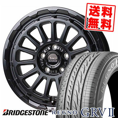 205/60R16 92H BRIDGESTONE ブリヂストン REGNO GRV2 レグノ GRV-2 BARKLEY HARDROCK RIZARD バークレイ ハードロック リザード サマータイヤホイール4本セット
