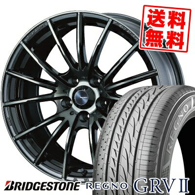 205/55R16 91V BRIDGESTONE ブリヂストン REGNO GRV2 レグノ GRV-2 WedsSport SA-35R ウェッズスポーツ SA-35R サマータイヤホイール4本セット【取付対象】