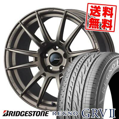 225/50R18 95V ブリヂストン REGNO GRV2 WedsSport SA-62R サマータイヤホイール4本セット 【取付対象】