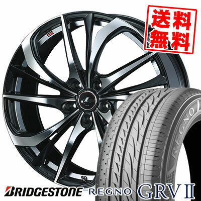 245/40R20 95W BRIDGESTONE ブリヂストン REGNO GRV2 レグノ GRV-2 weds LEONIS TE ウェッズ レオニス TE サマータイヤホイール4本セット