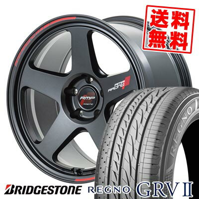225/55R18 98V ブリヂストン REGNO GRV2 RMP RACING TR50 サマータイヤホイール4本セット 【取付対象】
