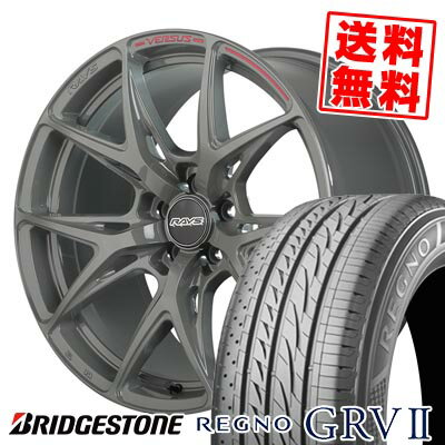 245/40R20 95W ブリヂストン REGNO GRV2 RAYS VERSUS CRAFT COLLECTION VV21S サマータイヤホイール4本セット 【取付対象】