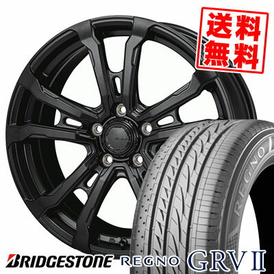 235/50R18 101V XL BRIDGESTONE ブリヂストン REGNO GRV2 レグノ GRV-2 HI-BLOCK VILAS ハイブロック ヴィラス サマータイヤホイール4本セット