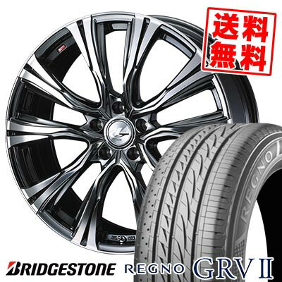 245/40R20 95W BRIDGESTONE ブリヂストン REGNO GRV2 WEDS LEONIS VR ウェッズ レオニス VR サマータイヤホイール4本セット 【取付対象】