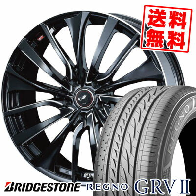 245/40R20 95W BRIDGESTONE ブリヂストン REGNO GRV2 レグノ GRV-2 weds LEONIS VT ウエッズ レオニス VT サマータイヤホイール4本セット