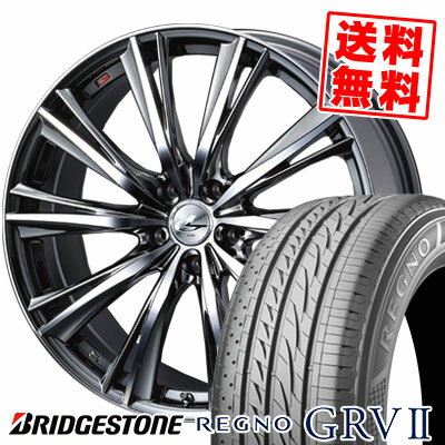 245/40R20 95W BRIDGESTONE ブリヂストン REGNO GRV2 レグノ GRV-2 weds LEONIS WX ウエッズ レオニス WX サマータイヤホイール4本セット