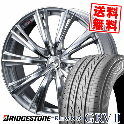 245/40R20 95W BRIDGESTONE ブリヂストン REGNO GRV2 レグノ GRV-2 weds LEONIS WX ウエッズ レオニス WX サマータイヤホイール4本セット