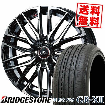 185/65R15 88H BRIDGESTONE ブリヂストン REGNO GR-XII レグノ GR クロスツー weds LEONIS SK ウェッズ レオニス SK サマータイヤホイール4本セット