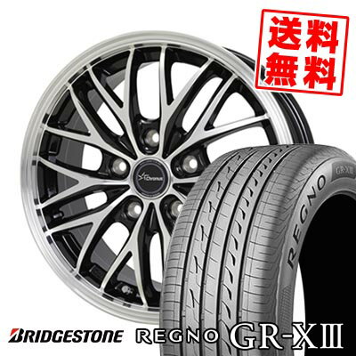 195/65R15 91H ブリヂストン REGNO GR-X3 Chronus CH-113 サマータイヤホイール4本セット 【取付対象】