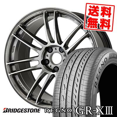 235/35R19 91W XL ブリヂストン REGNO GR-X3 WORK EMOTION ZR7 サマータイヤホイール4本セット 【取付対象】