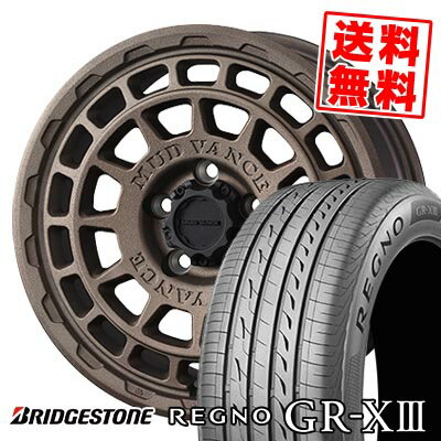 235/45R17 94W ブリヂストン REGNO GR-X3 MUDVANCE X Type F サマータイヤホイール4本セット 【取付対象】