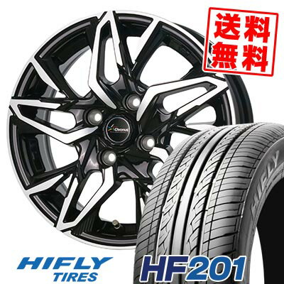 185/55R15 82V ハイフライ HF201 Chronus CH-112 サマータイヤホイール4本セット 【取付対象】