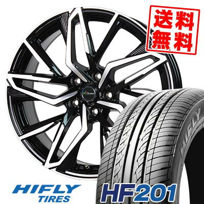 205/55R16 91V ハイフライ HF201 Chronus CH-112 サマータイヤホイール4本セット 【取付対象】
