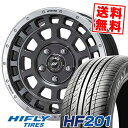 225/60R16 98H ハイフライ HF201 CRAG T-GRABIC サマータイヤホイール4本セット 【取付対象】