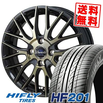 185/55R15 82V ハイフライ HF201 Warwic Empress Mesh サマータイヤホイール4本セット 【取付対象】