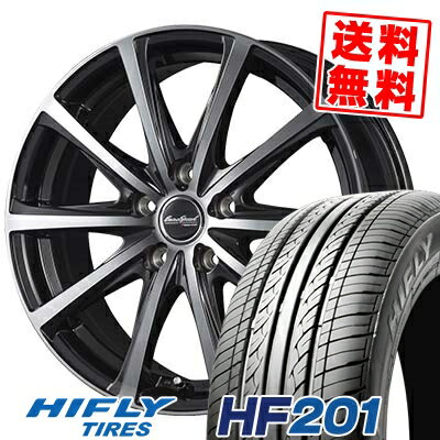 215/65R15 96H ハイフライ HF201 EuroSpeed V25 サマータイヤホイール4本セット 【取付対象】