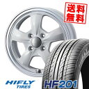 145/70R12 69T ハイフライ HF201 Gyraft 5S サマータイヤホイール4本セット 【取付対象】