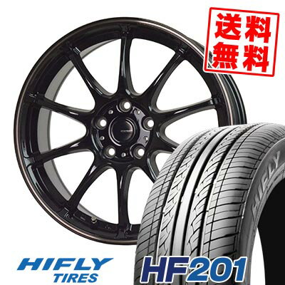 185/65R15 88H ハイフライ HF201 G-SPEED P-07 サマータイヤホイール4本セット 【取付対象】