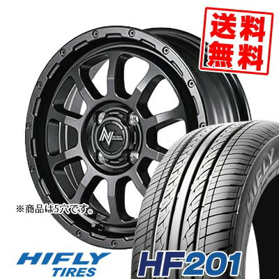 205/55R16 91V ハイフライ HF201 NITRO POWER M10 PERSHING BARREL BLACK EDITION サマータイヤホイール4本セット 【取付対象】