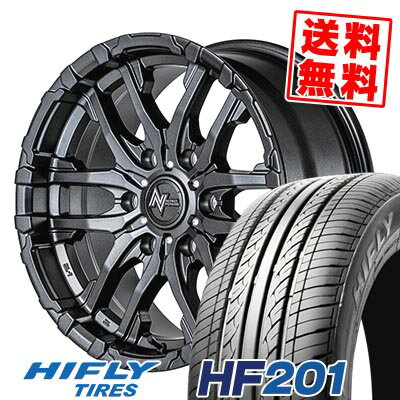 205/70R15 96H ハイフライ HF201 NITRO POWER M26 CROSS FANG サマータイヤホイール4本セット 【取付対象】