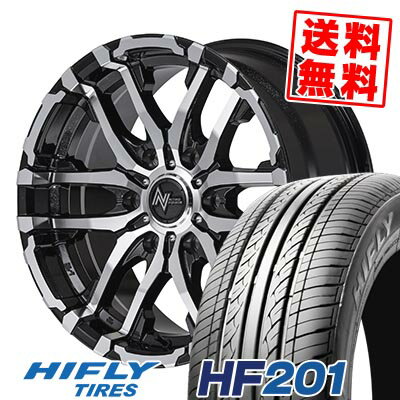 205/70R15 96H ハイフライ HF201 NITRO POWER M26 CROSS FANG サマータイヤホイール4本セット 【取付対象】