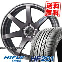 185/55R15 82V nCtC HF201 ENKEI PerformanceLine PF-07 T}[^CzC[4{Zbg ytΏہz