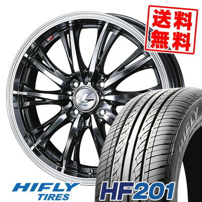 185/55R15 82V ハイフライ HF201 WEDS LEONIS RT サマータイヤホイール4本セット 【取付対象】