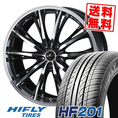 215/65R16 98H ハイフライ HF201 WEDS LEONIS RT サマータイヤホイール4本セット 【取付対象】
