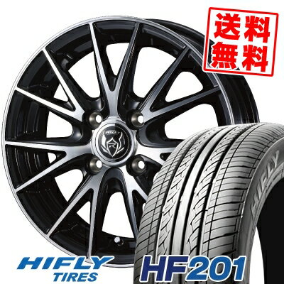 155/65R13 73T ハイフライ HF201 WEDS RIZLEY VS サマータイヤホイール4本セット 【取付対象】