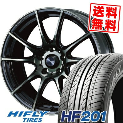 215/60R16 95V ハイフライ HF201 WedsSport SA-25R サマータイヤホイール4本セット 【取付対象】