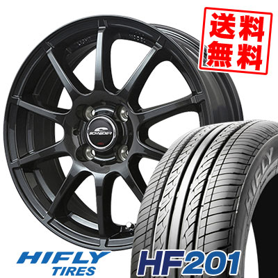 185/65R14 86H ハイフライ HF201 SCHNEDER StaG サマータイヤホイール4本セット 【取付対象】