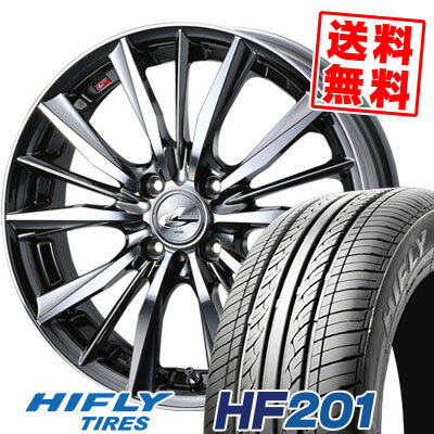 165/55R14 72H HIFLY ハイフライ HF201 HF201 weds LEONIS VX ウエッズ レオニス VX サマータイヤホイール4本セット【取付対象】