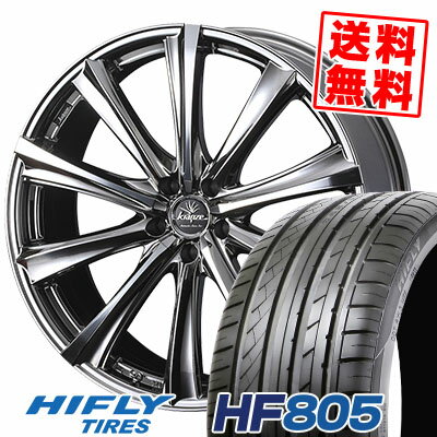 225/35R19 88W XL ハイフライ HF805 weds Kranze Maricive 309EVO サマータイヤホイール4本セット 【取付対象】