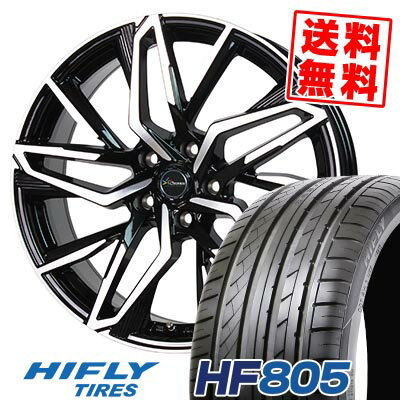 205/55R16 94W XL ハイフライ HF805 Chronus CH-112 サマータイヤホイール4本セット 【取付対象】