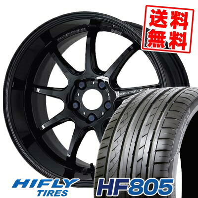 225/40R18 92W XL ハイフライ HF805 WORK EMOTION D9R サマータイヤホイール4本セット 【取付対象】